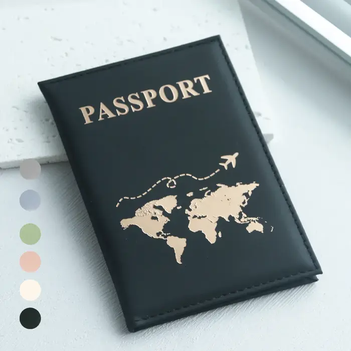 Porte-passeport mince, carte de cheval