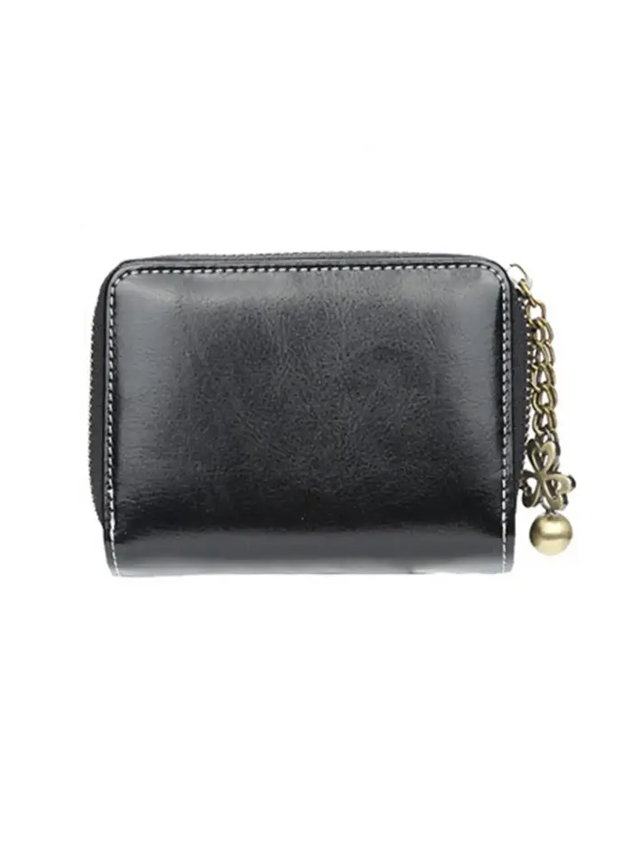 Portefeuille court à boucle pour femme