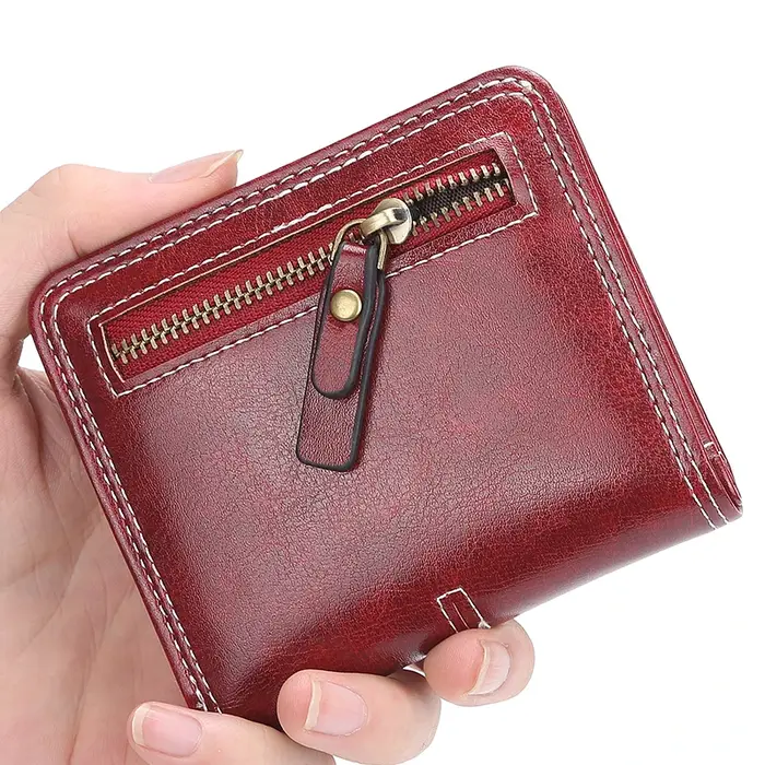 Mini portefeuilles en cuir PU pour femmes