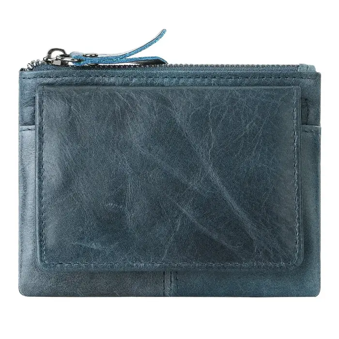 Portefeuille rétro RFID petit portefeuille porte-carte d'identité de crédit pour hommes portefeuille