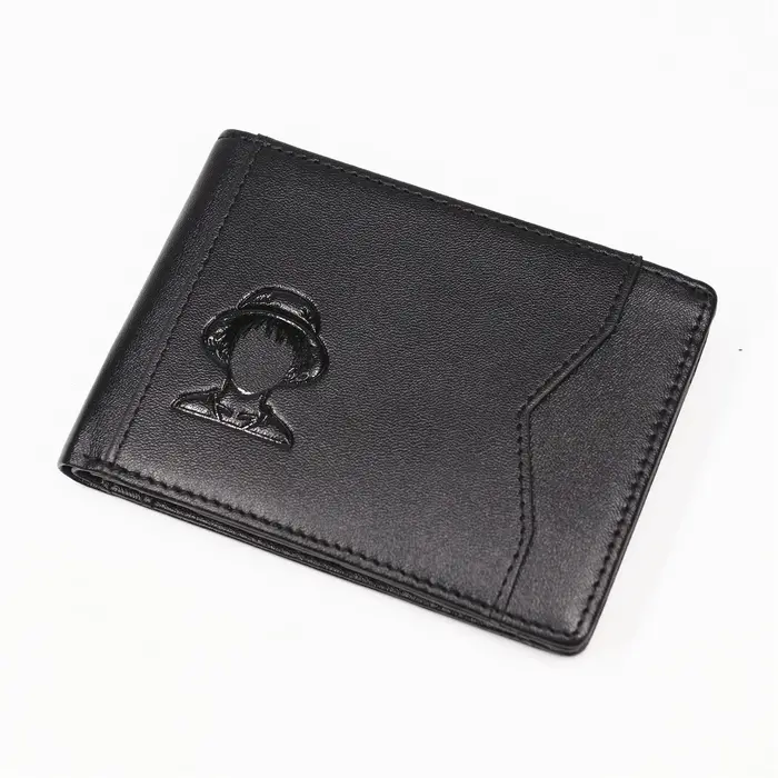 Portefeuille en cuir PU pour hommes, portefeuille fin à double rabat, porte-cartes, fenêtre d'identi