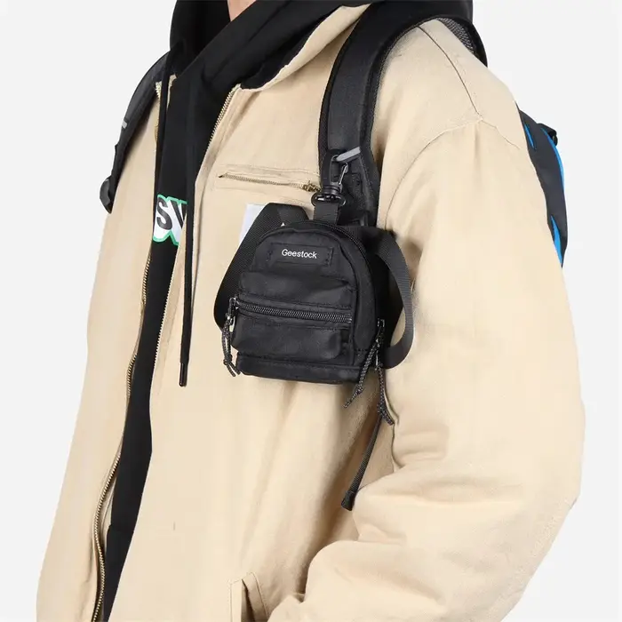 Geestock élégant Mini porte-monnaie femmes hommes voyage argent/porte-carte organisateur métal fermeture éclair sac à main Ultra mince porte-clés portefeuille