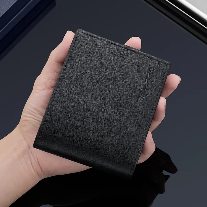 Portefeuille en cuir pour hommes