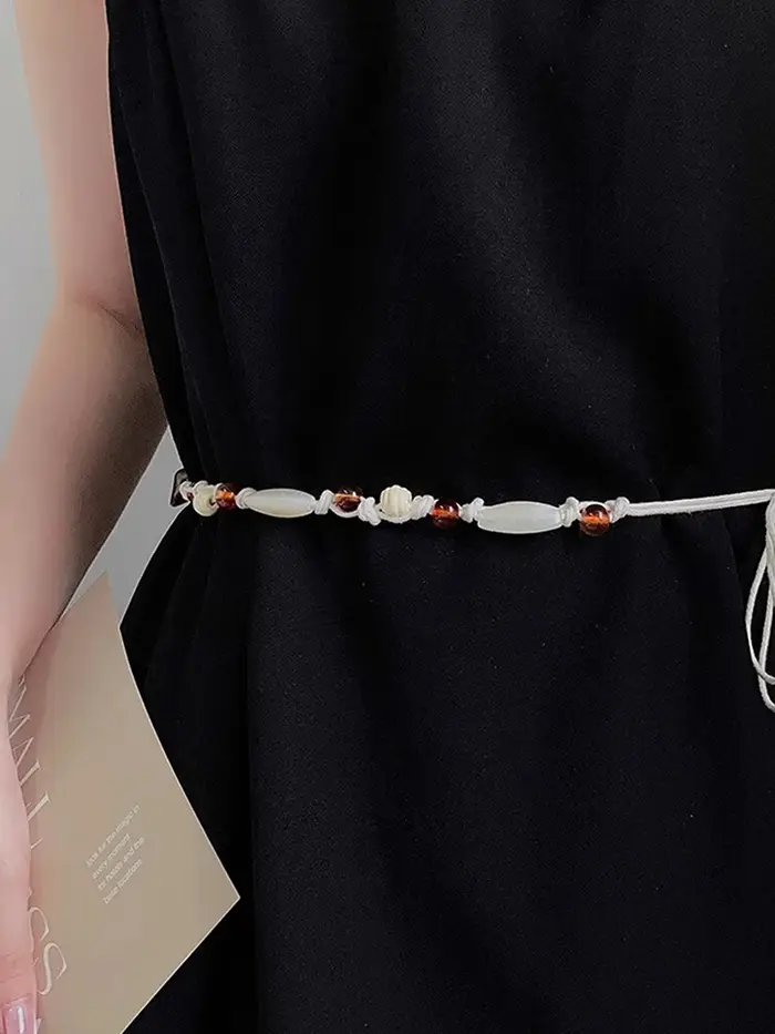 Cordon de taille tissé de Style bohème pour femmes