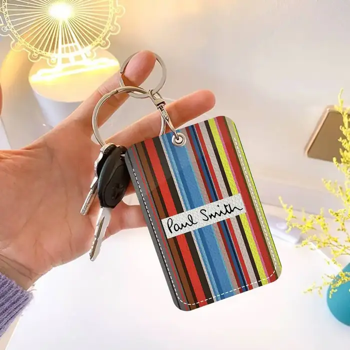 Porte-clés tendance Paul SmithES – Porte-cartes, porte-clés bancaire, porte-cartes d'identité, porte