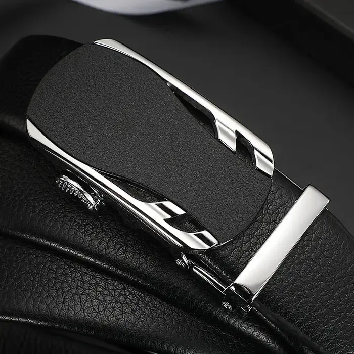 Ceinture en cuir avec nom personnalisé pour hommes