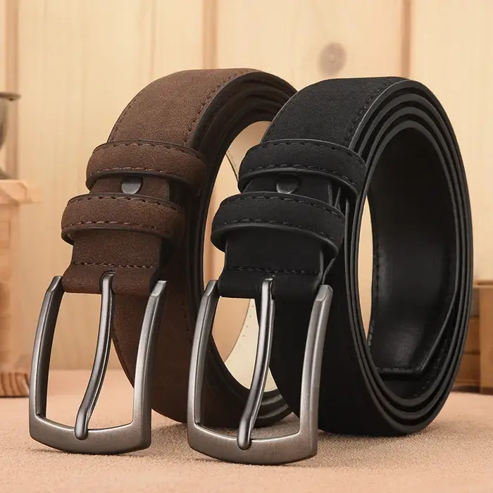 Ceinture en daim pour hommes