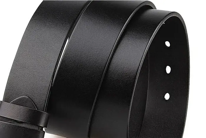 Ceintures en cuir véritable pour hommes