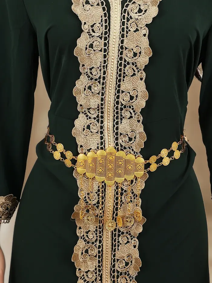 Ceinture pour femme plaquée or 18 carats