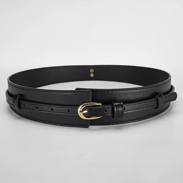 La ceinture de taille pour femme est une ceinture large pour pantalon