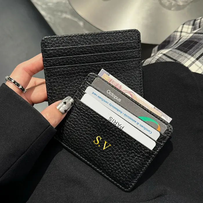 Portefeuille personnalisé avec nom