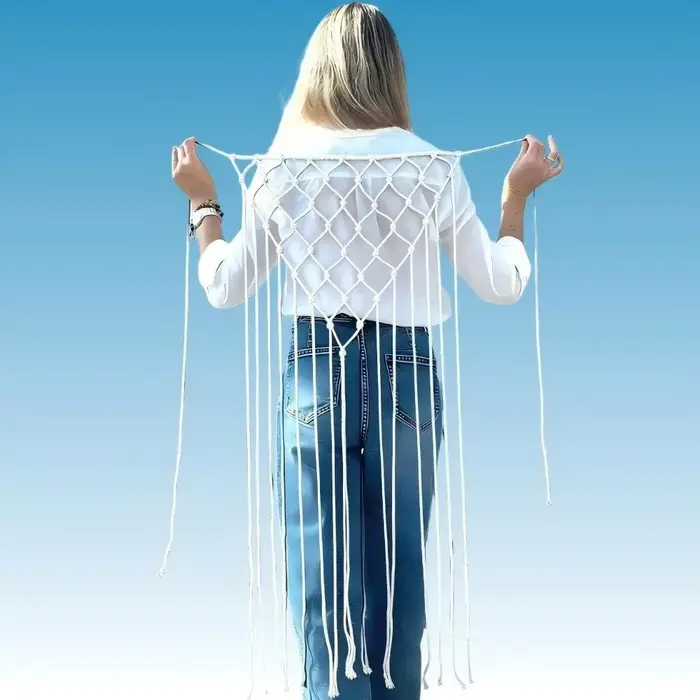 Ceinture en coton tissée à la main