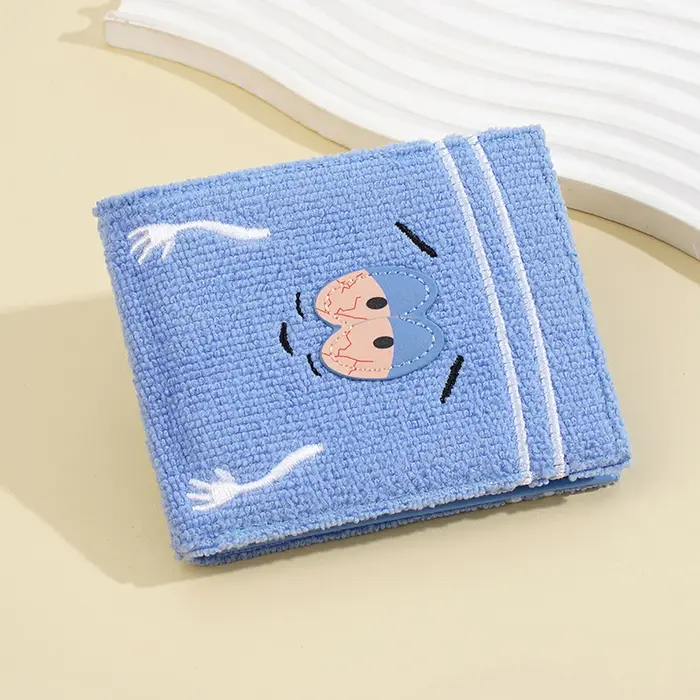 Portefeuille de dessin animé en peluche pour femmes