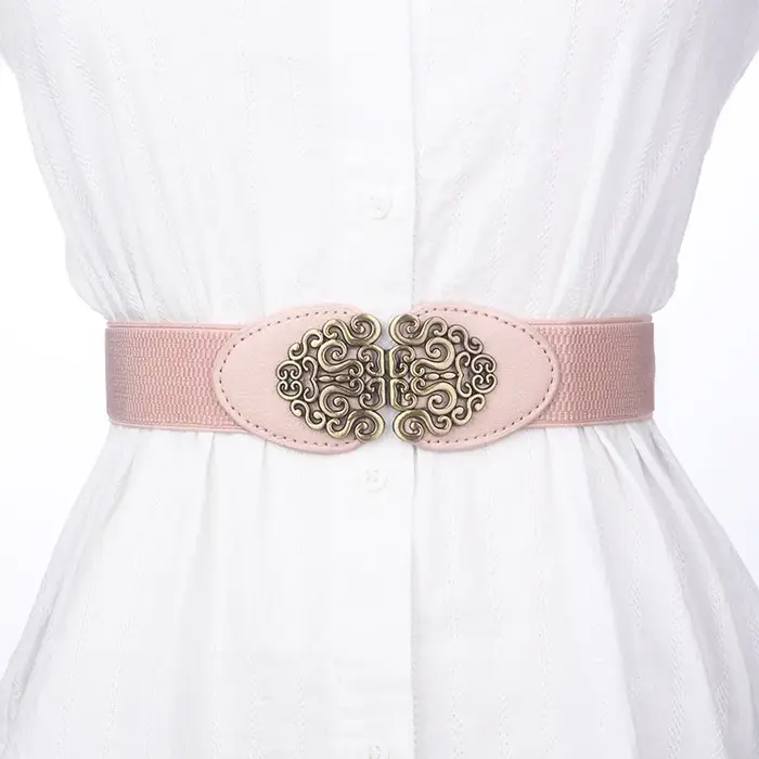 Ceinture élastique rétro extensible pour femmes