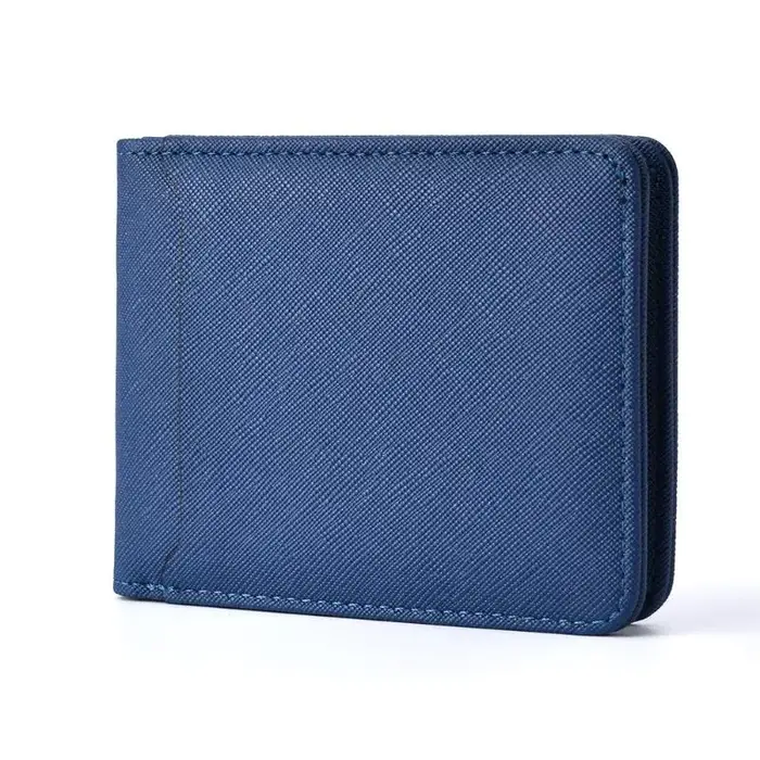 Portefeuille classique rétro en cuir PU pour hommes, pochette pour pièces de monnaie, couleur unie, 
