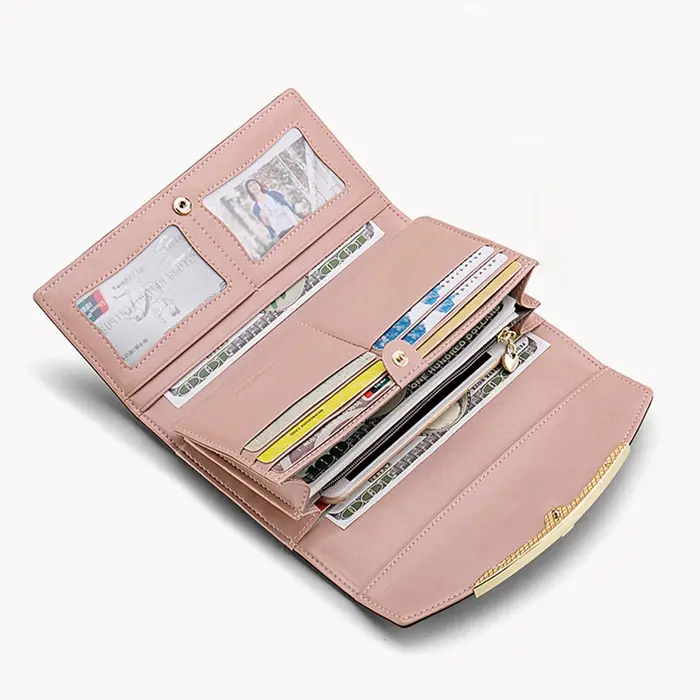 Portefeuille Long en cuir pour femmes