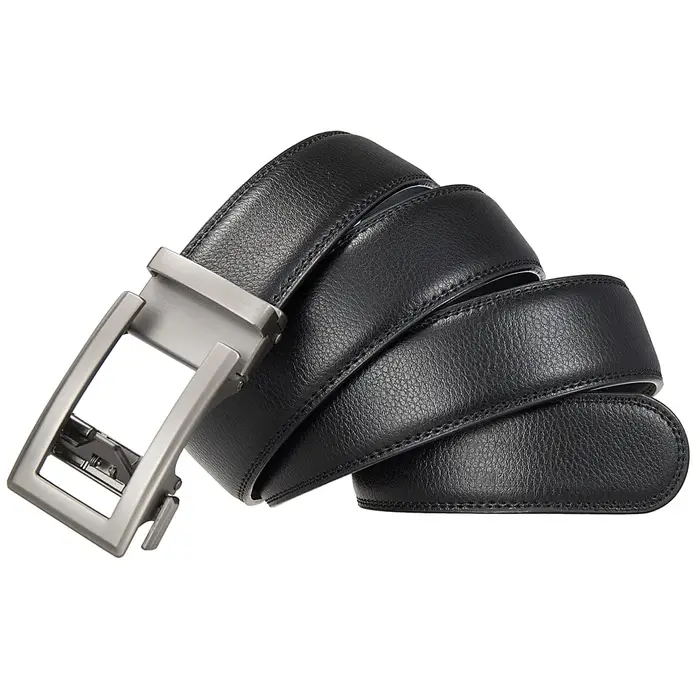 Ceintures d'affaires pour hommes en cuir véritable automatique hommes ceinture de luxe sangle de taille ceintures de créateur mâle de haute qualité mode formelle