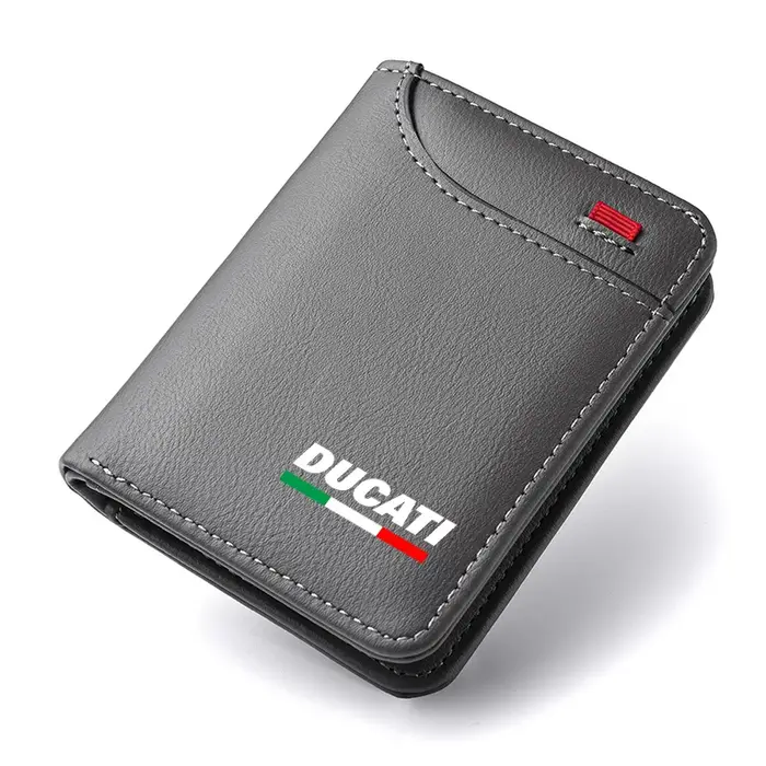 Portefeuille porte-cartes de crédit en Fiber de carbone pour hommes