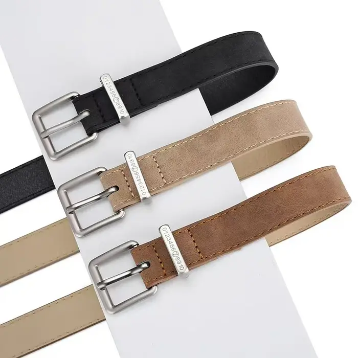 Ceinture rétro givrée pour femmes