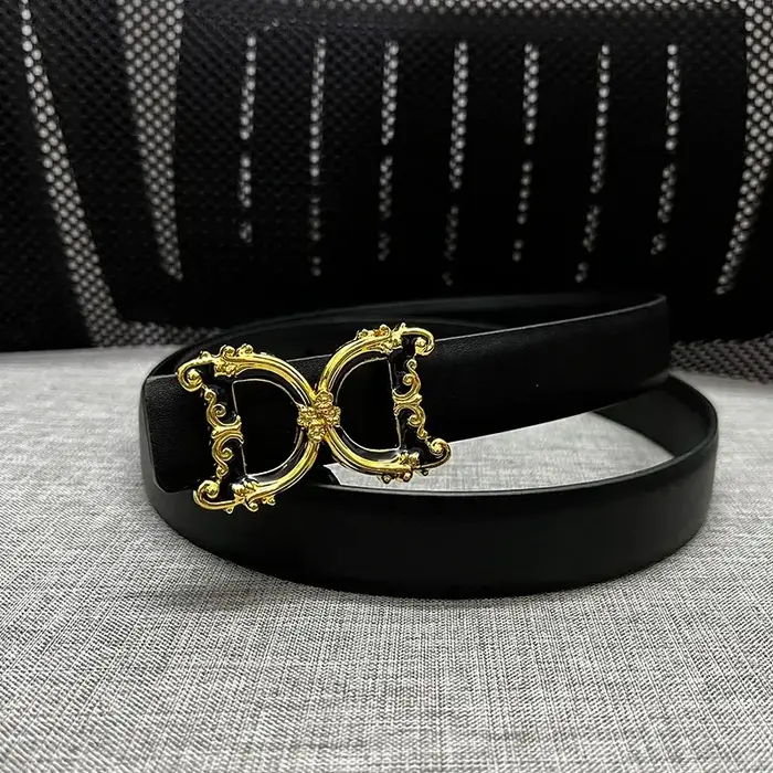 Nouvelle largeur 2.5 cm en cuir véritable femmes ceinture de luxe marque Design taille mince dame