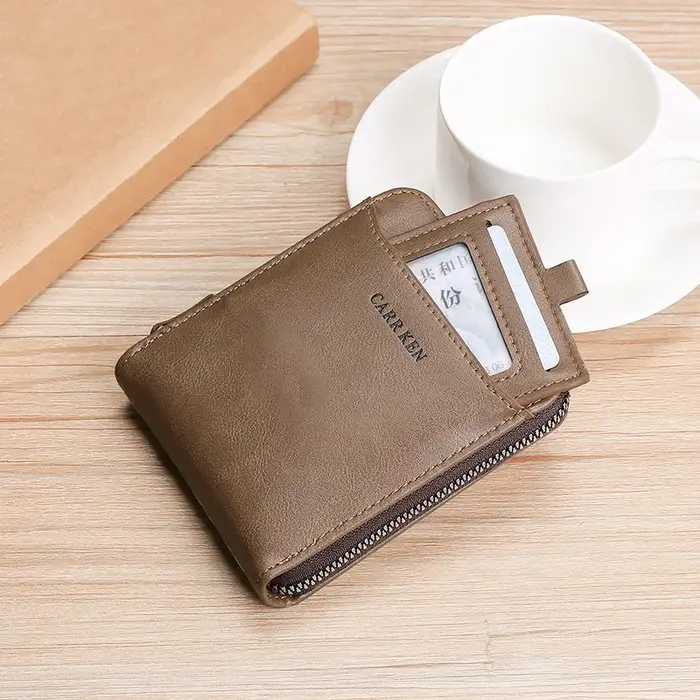 Portefeuille en cuir pour hommes