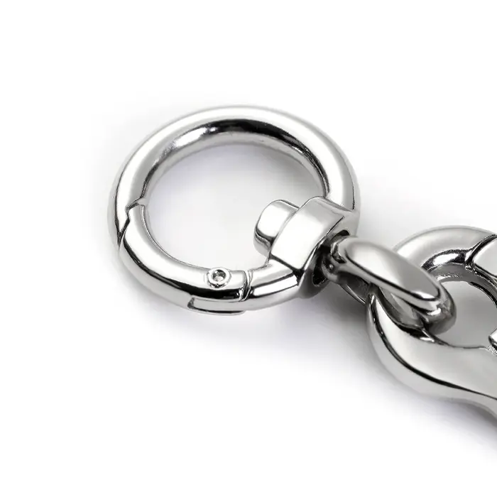 Porte-clés à mousqueton en alliage de Zinc