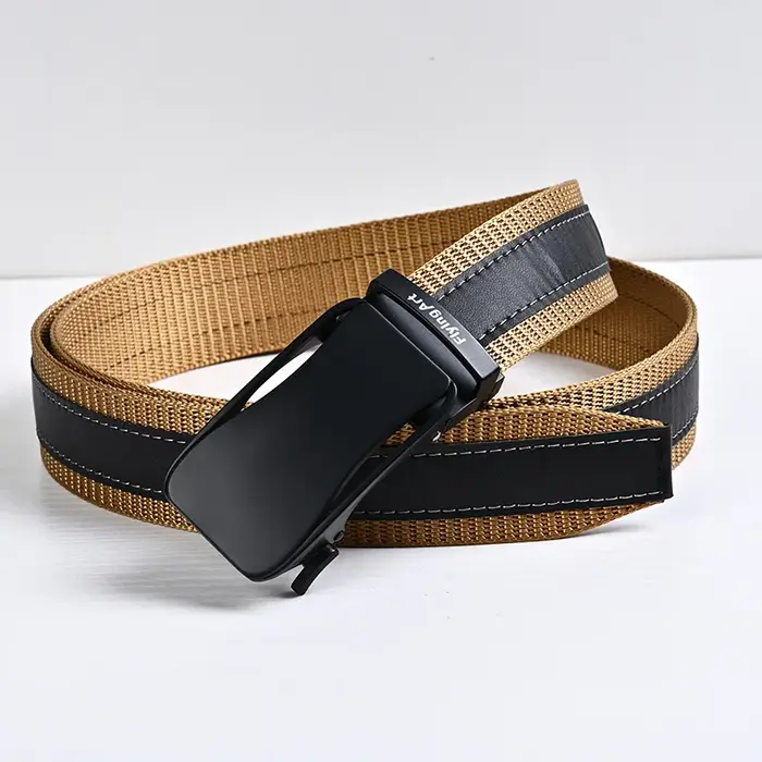 Ceinture à boucle automatique de 3.5cm pour hommes, ceintures de créateur, ceintures à la mode, accessoires militaires