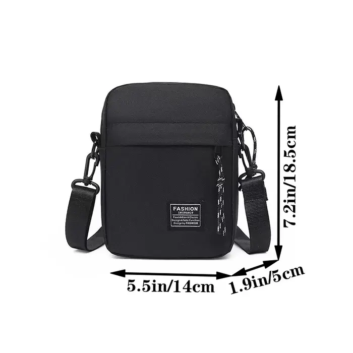 Sac pour hommes, disponible dans un seul design à bandoulière