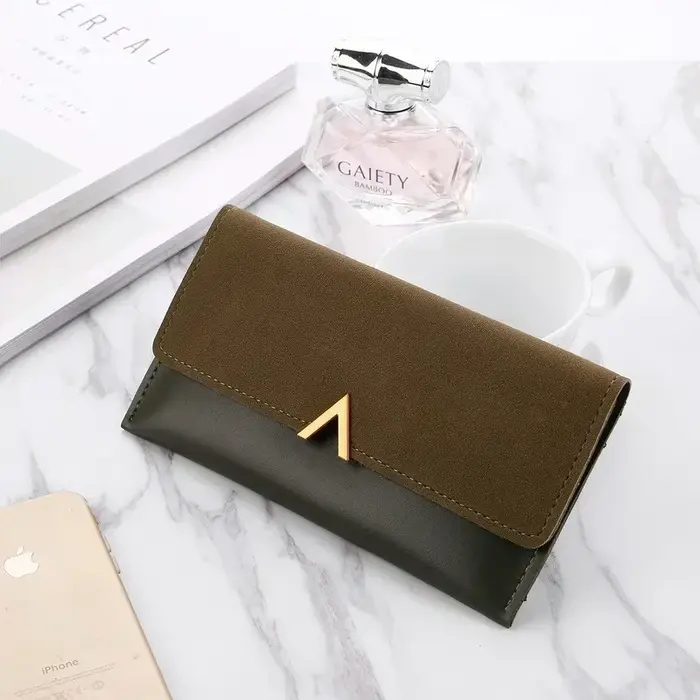2023 cuir femmes portefeuilles moraillon dame sacs d'argent fermeture éclair porte-monnaie femme enveloppe portefeuille