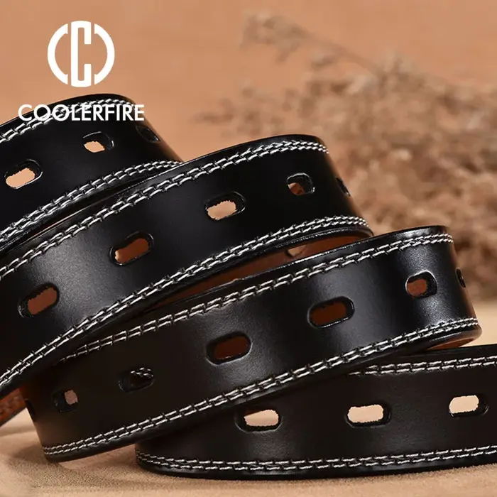 Ceinture en cuir véritable pour femmes