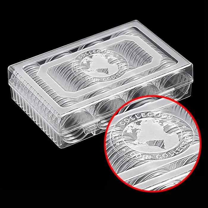 Boîte de collecte pour pièces de monnaie, porte-monnaie, capsules de stockage, boîtes de protection,