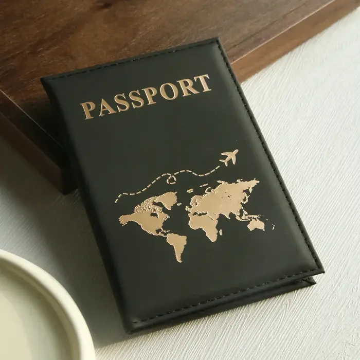 Porte-passeport mince, carte de cheval, porte-passeport en PU, voyage essentiel, croisière, porte-pa