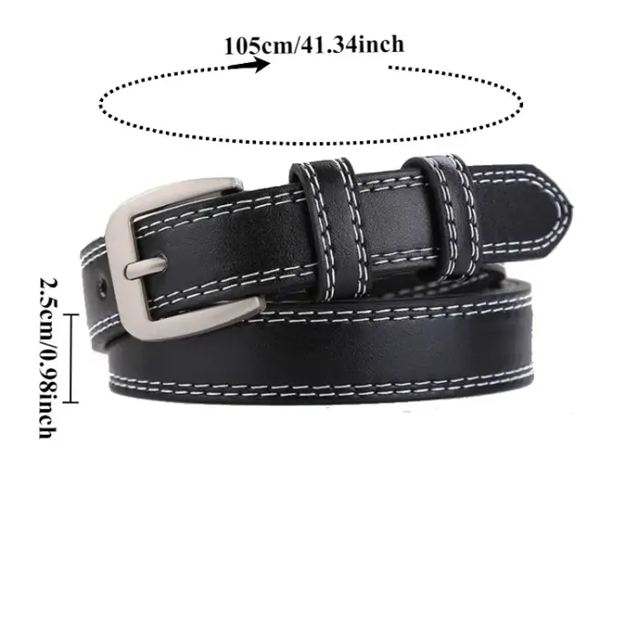 Ceinture pour femme à double brin de style coréen tendance