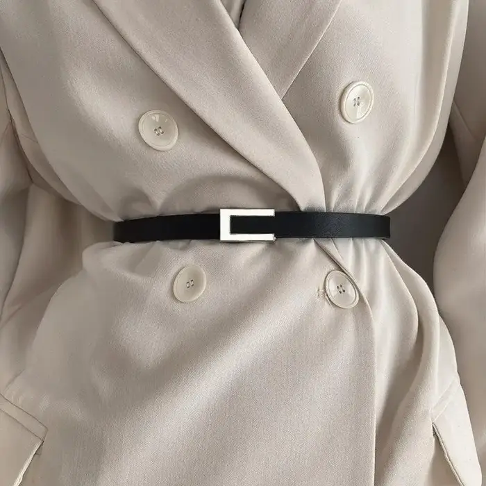 Nouvelle ceinture fine pour femme