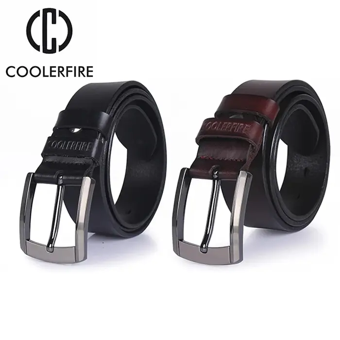 Ceinture en cuir véritable de haute qualité pour hommes