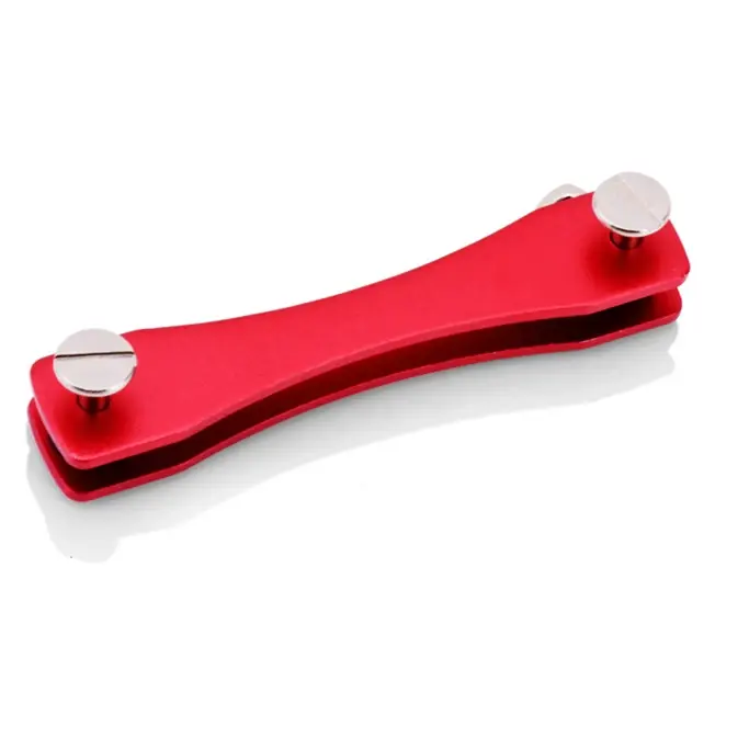 Porte-clés portefeuille en métal et aluminium, boîte à clés compacte, rangement à Clip, porte-clés e
