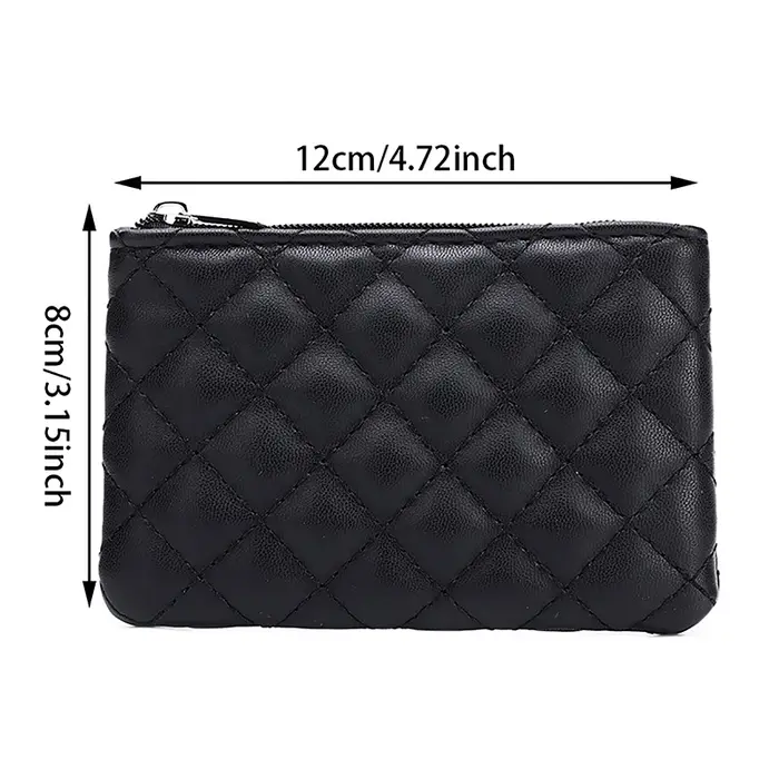 Petit porte-monnaie en cuir PU pour femme