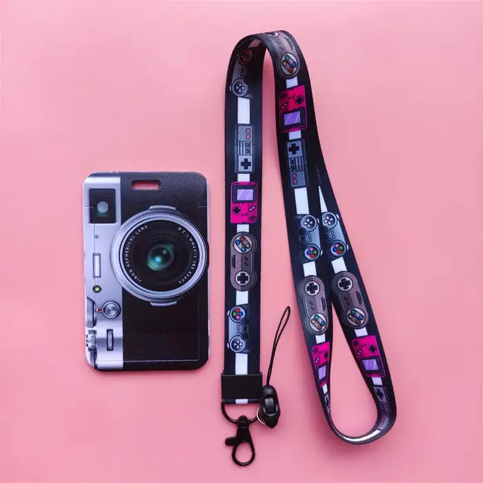 Porte-cartes à bande rétro