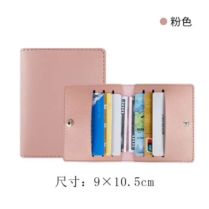 Portefeuille porte-cartes de crédit pour femmes