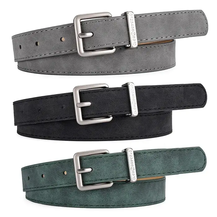 Ceinture large en cuir pour femme