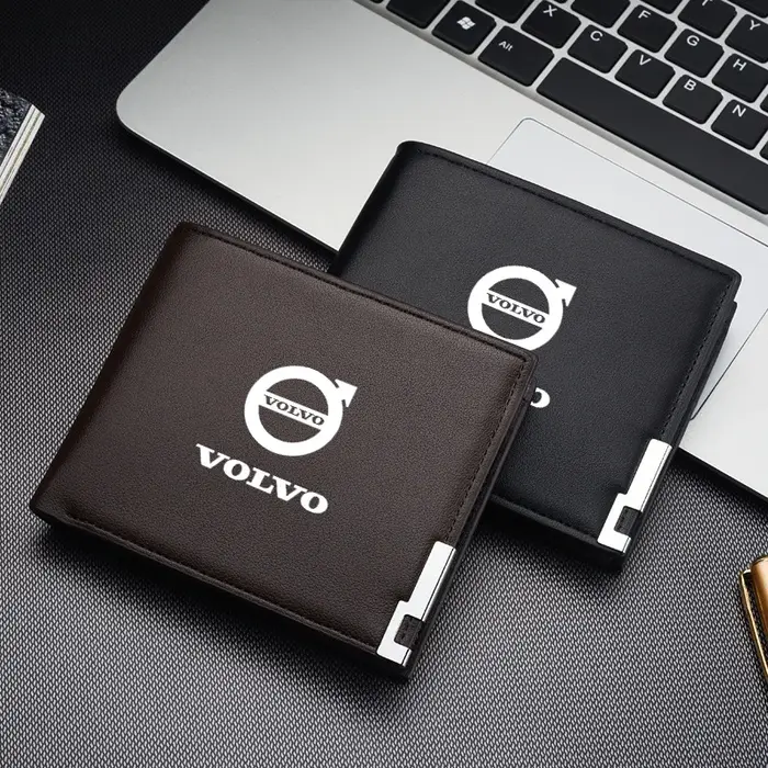 Porte-carte de crédit en cuir pour permis de conduire de voiture, portefeuille d'affaires pour Volvo Rdesign AWD C30 C70 S40 S70 S80 S90 V40 V50 V60 V70 V90