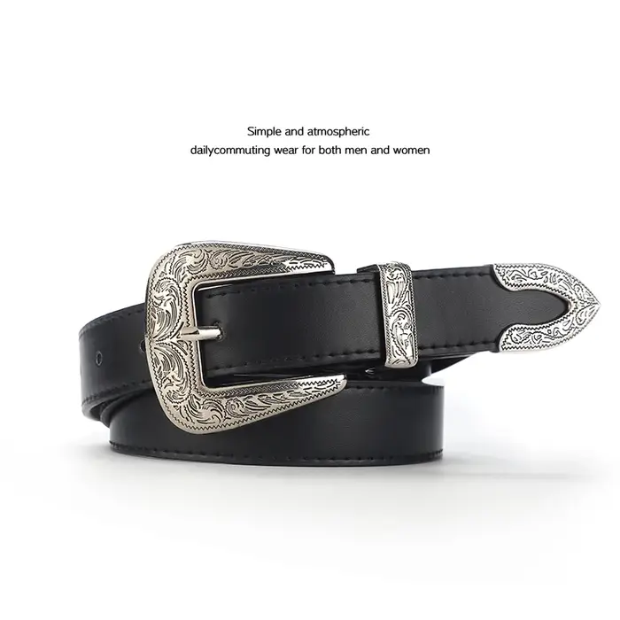 Une ceinture rétro polyvalente de style européen pour hommes et femmes