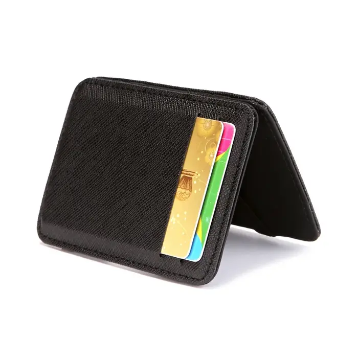 Mini portefeuille en cuir PU pour hommes