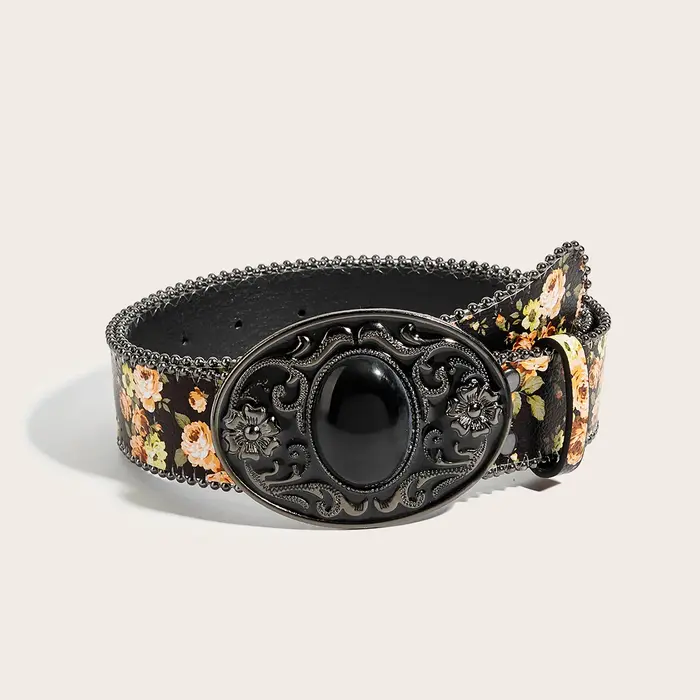 Ceinture western marron y2k pour femme