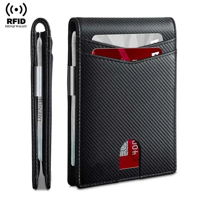 Porte-cartes de crédit Rfid pour homme