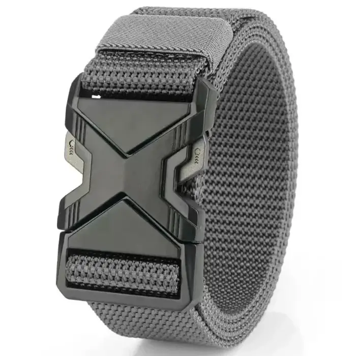 Ceinture à boucle en Nylon tressé pour hommes, légère et respirante, 125cm, pour les déplacements qu