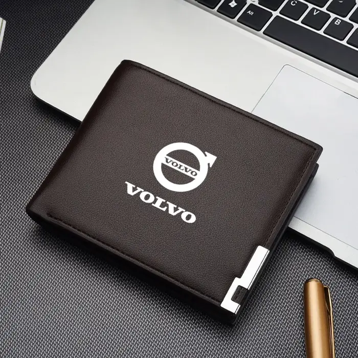 Porte-carte de crédit en cuir pour permis de conduire de voiture, portefeuille d'affaires pour Volvo Rdesign AWD C30 C70 S40 S70 S80 S90 V40 V50 V60 V70 V90