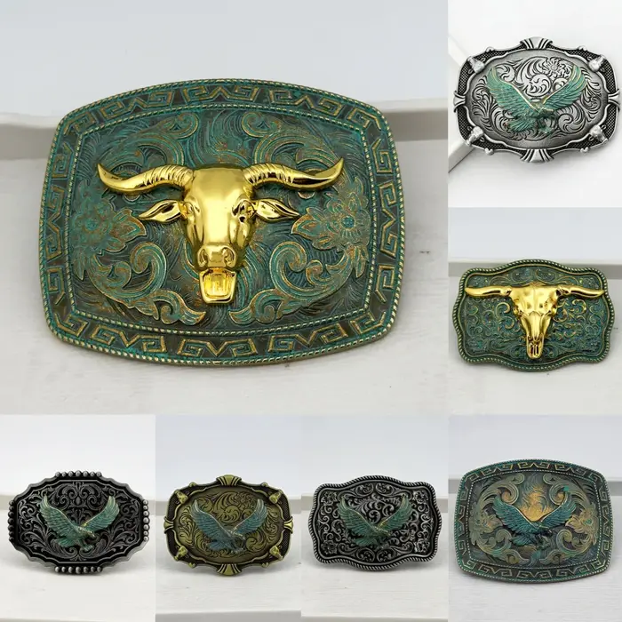 Ceinture de cowboy western avec boucle automatique
