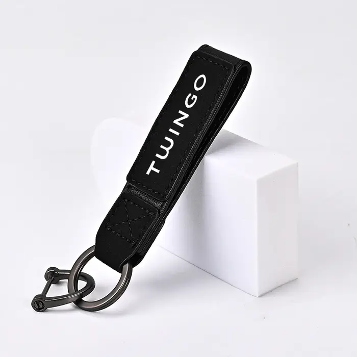Nouveau porte-clés de luxe en cuir suédé, bijou pour clés de voiture Renault RS Koleos Kadjar Megane
