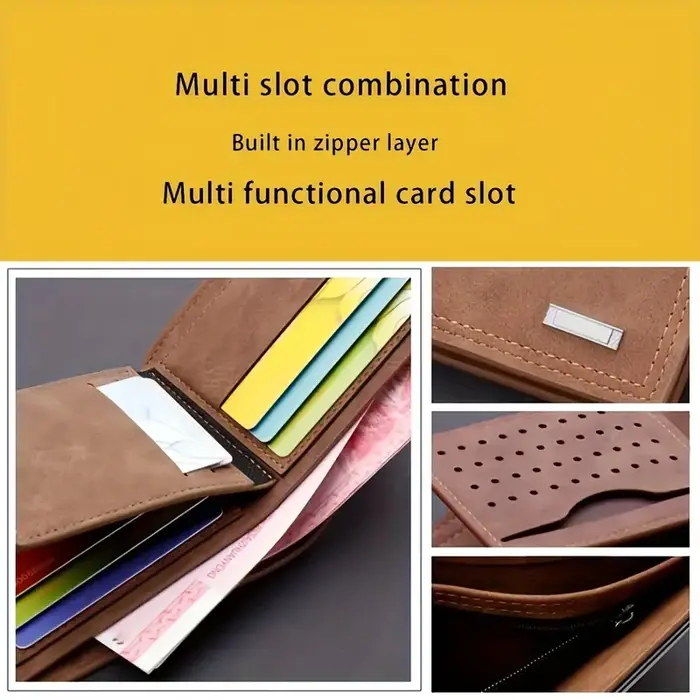 Portefeuille photo personnalisé pour homme